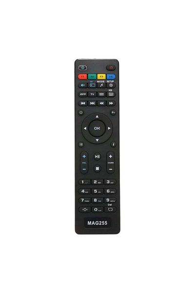 erorex Replacement TV Remote Controller For Mag 250 254 255 260 261 270 IPTV For Set Top Box Black