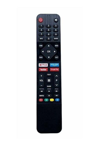 erorex جهاز تحكم عن بعد Skyworth Lcd LED TV أسود