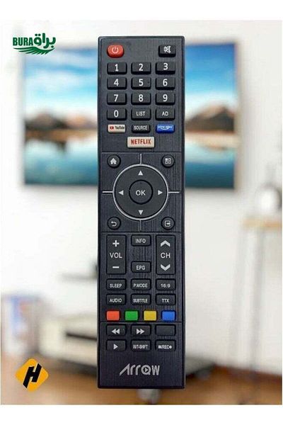 erorex Replacement Remote Control For Arrow Smart Tv Lcd Led