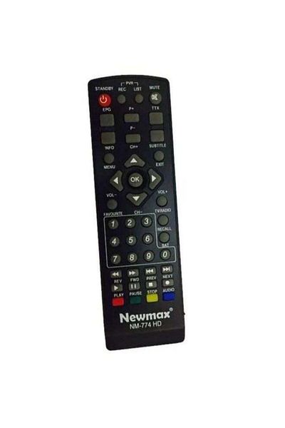 erorex جهاز تحكم عن بعد لجهاز استقبال الأقمار الصناعية Nm-774 Mini HD باللون الأسود