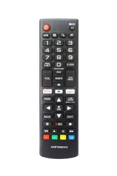 erorex Remote Control For Lg Tv Black