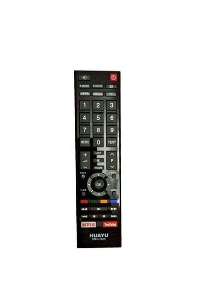 erorex Toshiba Netflix TV Remote Control Black