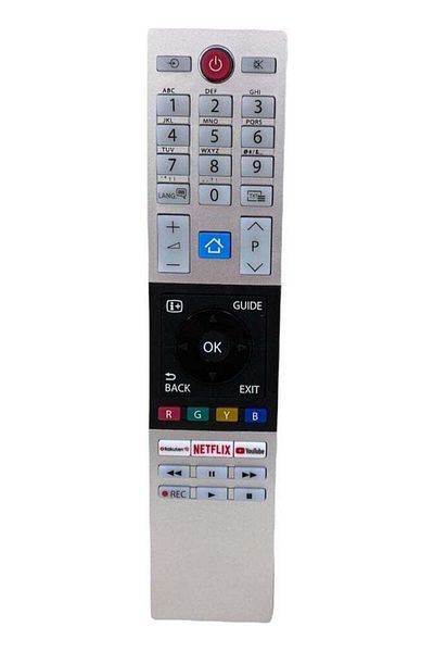 erorex Toshiba CT-8543 Compatible LED Television Remote Netflix