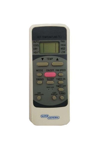 erorex Air Conditioner Remote Control Black White Grey