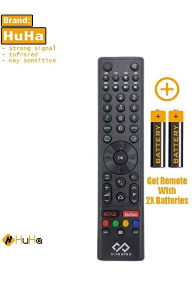 erorex Replacement Remote Control For Class Pro Smart Tv