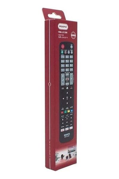 erorex KL RM-LG1399 LG Netflix-Prime Video Button Universal LCD-LED TV Remote Control Black-White