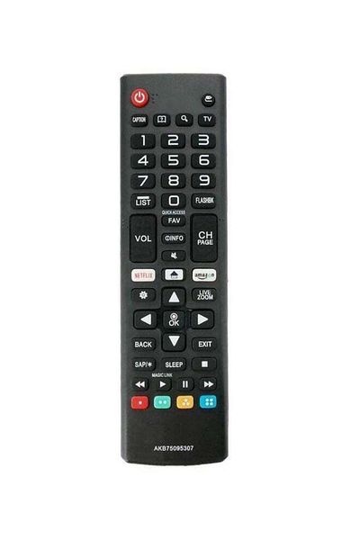 erorex جهاز التحكم عن بعد الجديد Akb75095307 لاستبدال أجهزة تلفزيون Lg LED Lcd