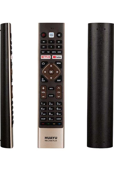 erorex Huayu Kl Haier RM-L1656 Plus Netflix Youtube Button LCD LED TV Remote Control