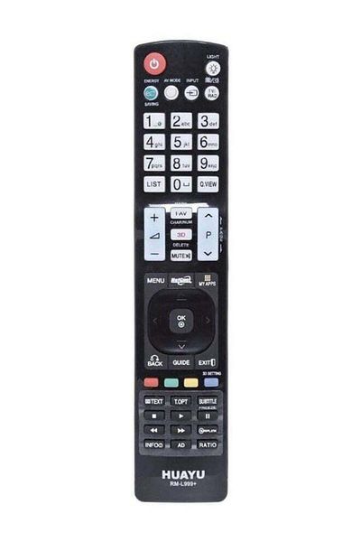 erorex Universal Tv Remote Control Black