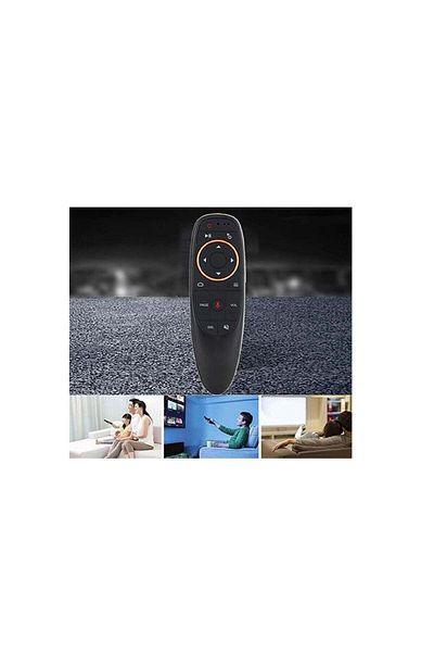 erorex ماوس G10 الصوتي اللاسلكي الذكي للتحكم عن بعد باللون الأسود