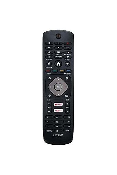 erorex L1725V Replacement Remote Control for Philips Smart LED Tv
