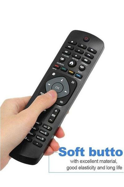 erorex Universal TV Remote Wireless Control Replacement For PHILIPS LCD TV Smart Digital HDTV Black