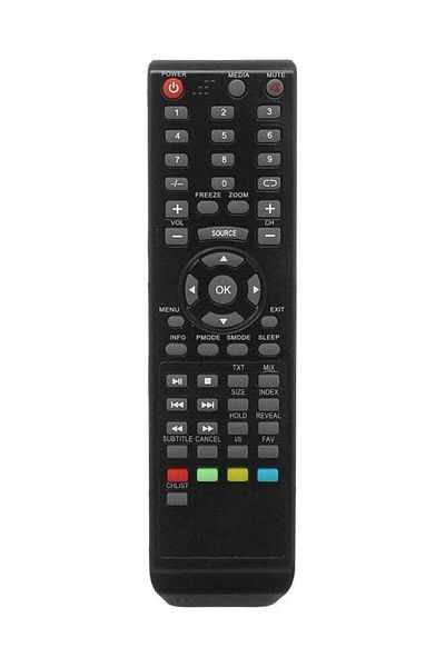 erorex TV Remote Control Black