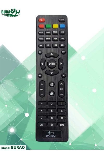 erorex MTC Receiver Remote - Replacement Remote Control Compatible For MTC Satellite Receiver - Black
