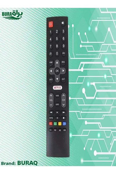 erorex جهاز تحكم تلفزيوني أصلي جديد لجهاز التحكم عن بعد Skyworth LCD TV مع زر Netflix