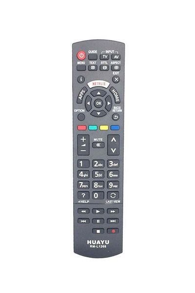 erorex Remote Control For All Panasonic Smart LED/LCD TV Black