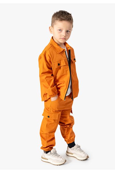 BT Baby Boys' Seasonal Gabardine Trousers Jacket Short Sleeve T-Shirt Triple Suit