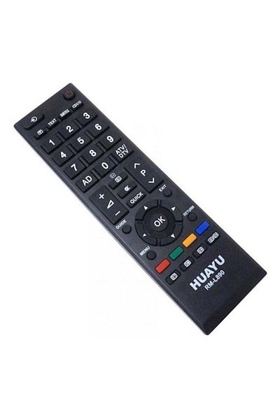 erorex Remote Control For Toshiba LCD/LED TV Black