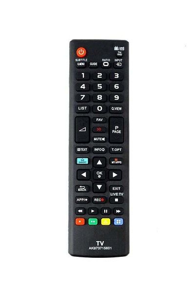 erorex Remote Control For LG TV Black