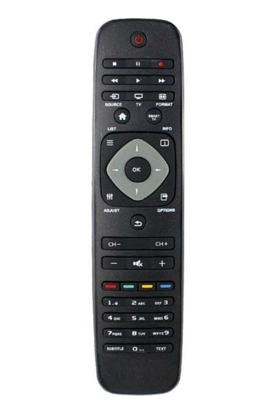 erorex جهاز التحكم عن بعد Philips LCD LED مع مفاتيح ذكية متوافق مع جميع الموديلات