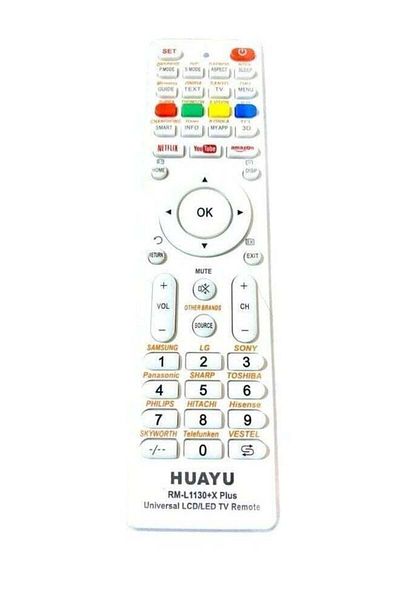 erorex Universal Learning Lcd Ir Tv Remote Control