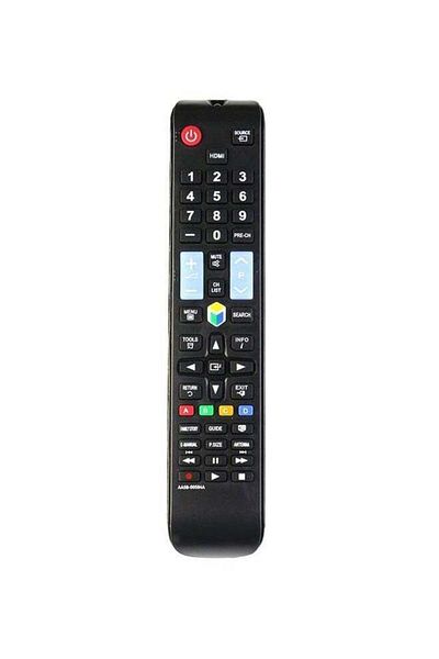 erorex جهاز تحكم عن بعد بديل لتلفزيون سامسونج الذكي ثلاثي الأبعاد LCD LED HDTV باللون الأسود