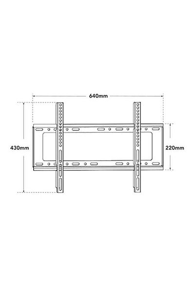 erorex Tv Wall Mount For Up To 80" Tvs – Slim Design, 1.25" From Wall, Black