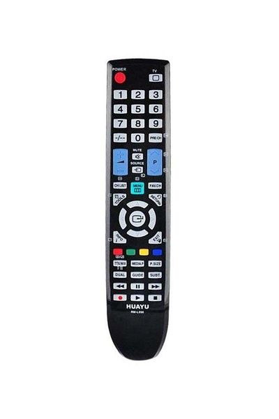 erorex جهاز تحكم عن بعد عالمي لأجهزة التلفاز LCD/LED باللون الأسود