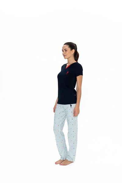 U.S. Polo Assn. Γυναικεία Σουίτα Πιτζάμα Navy Blue - 20060