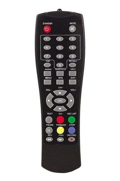 erorex Linx NE-1023 Mini Scart Satellite Receiver Remote Control