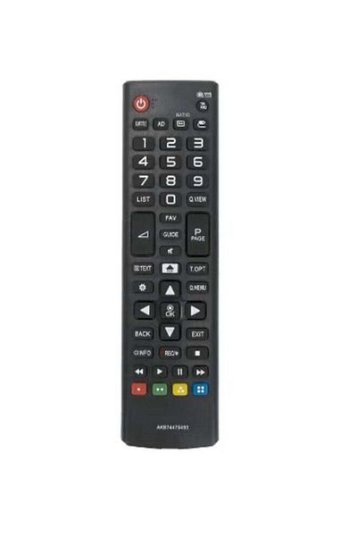 erorex Remote Control For LG LCD LED Smart TV Black