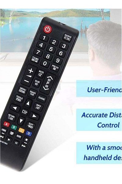 erorex جهاز تحكم عن بعد ذكي للتلفزيون ثلاثي الأبعاد Aa59-00786A Aa5900786A متوافق مع سامسونج باللون الأسود