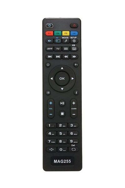 erorex Replacement Tv Remote Controller For Mag 250 254 255 260 261 270 Iptv For Set Top Box Black