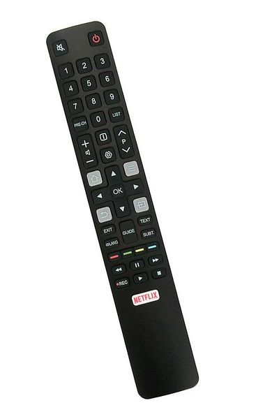 erorex Replacement Remote Control For Tcl Smart Tv Lcd Led With Netflix Smart Key Button