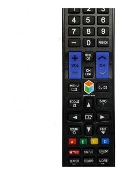 erorex جهاز التحكم عن بعد لتلفزيون سامسونج LCD LED أسود