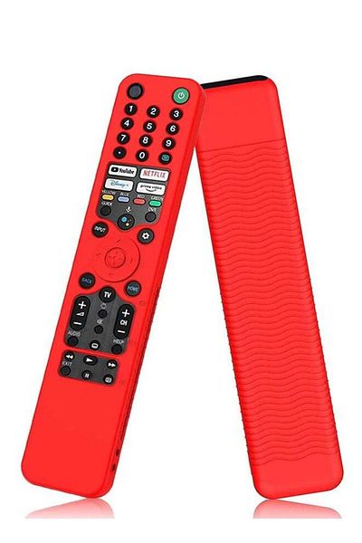 erorex غطاء لجهاز التحكم عن بعد الصوتي RMF-TX520U MG3-TX520U لتلفزيون Sony Bravia (أحمر)