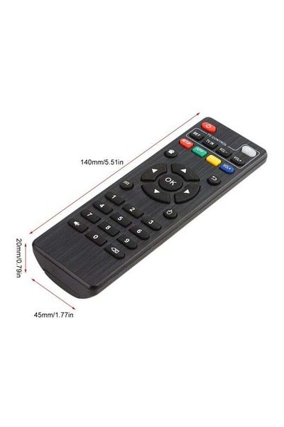 erorex Remote Control For Android TV Box MXQ/M8N Black