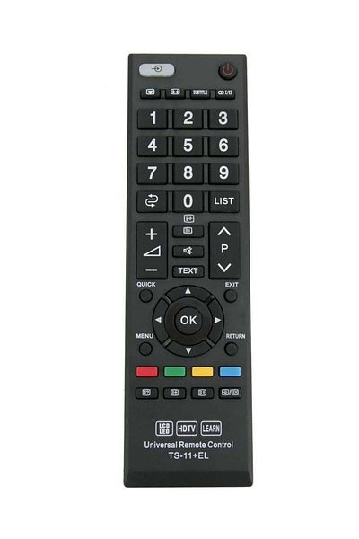 erorex جهاز التحكم عن بعد Allimity TV لسلسلة Toshiba باللون الأسود