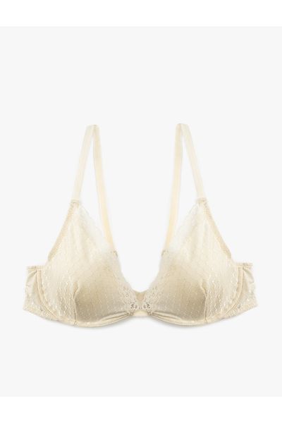 Koton Unbuttressed Underwire Lace Detailed Bra