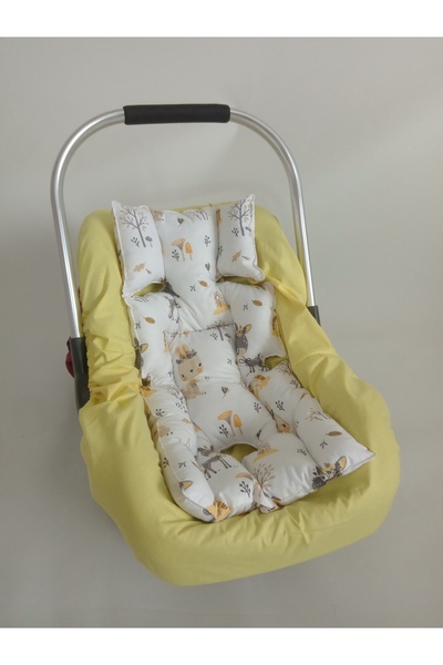 Wenaris 100% Cotton Stroller Cover and Stroller Cushion (Stroller Sheet Not Included)