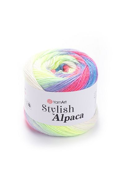 Yarnart Σχοινί πλεξίματος EBRULI - Κομψό Alpaca EBRULI-7716