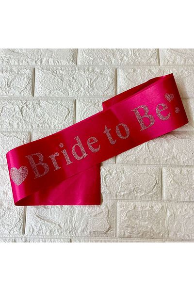 ZERO LAND - Bride to Be Written Bridal Girdle Fuchsia Lzwdr