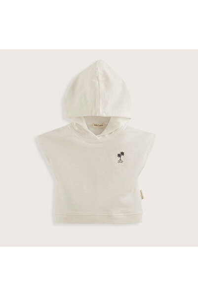 Chakra Ecru Tropic Hooded T-Shirt