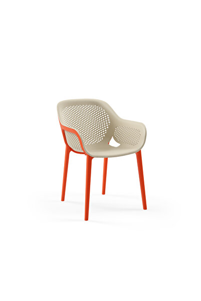 Tilia ATRA-K Bej Turuncu Koltuk, Bahçe, Mutfak, Otel, Restoran