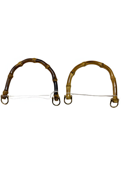 EleganTShoP Elegant Bambu Çanta Sapı U  Model 15 cm UK4