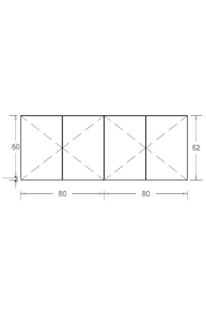 triomodül ÇOK AMAÇLI MUTFAK ÜST DOLABI 160 CM