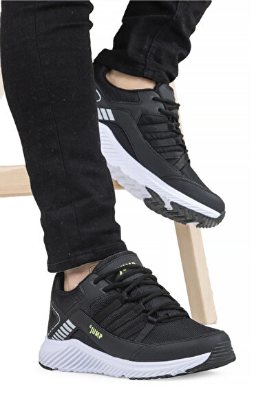 Jump Günlük Ve Yürüyüş Siyah Sneaker Erkek Spor Ayakkabı