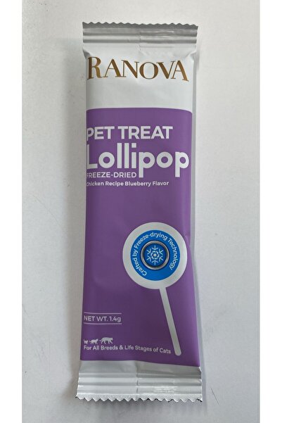 RANOVA PET TREAT TAVUKLU YABAN MERSİNLİ KEDİ LOLİPOPU