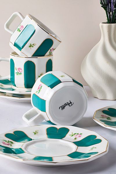 Perotti Novice 6-Person 12-Piece Porcelain Coffee Set