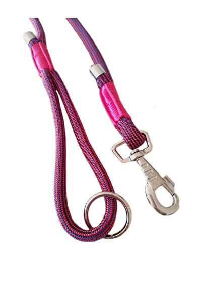 MiaBona Pink Neon Rope Model Köpek Gezdirme Kayışı-Leash